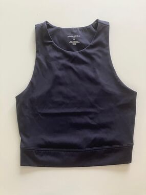 Banana Republic Dark Grey Sports Crop Top Extra Small